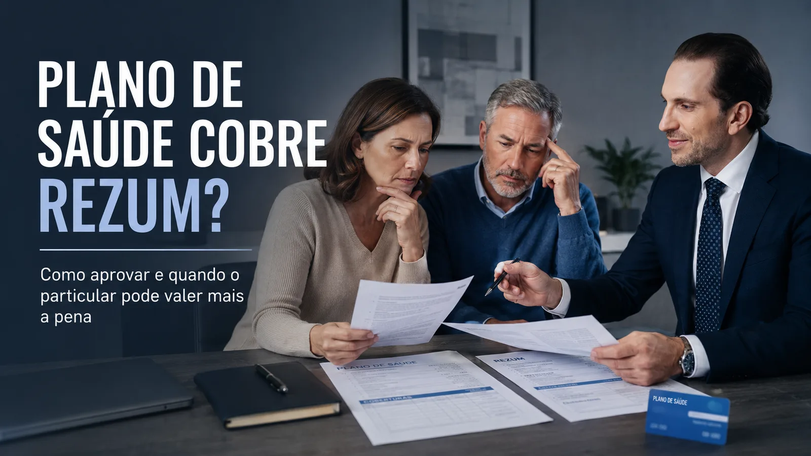 Plano de Saúde Cobre Rezum? Como Aprovar (ou Por Que o Particular Sai Mais Barato)